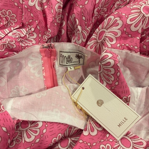 Mille Kiara Dress in Pink Daisy - Picture 7 of 7